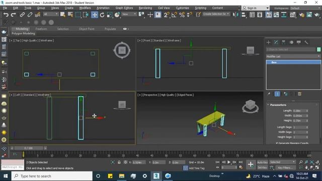 How to create table in 3ds max software in marathi basic tutorial #cadinstitute смотреть онлайн