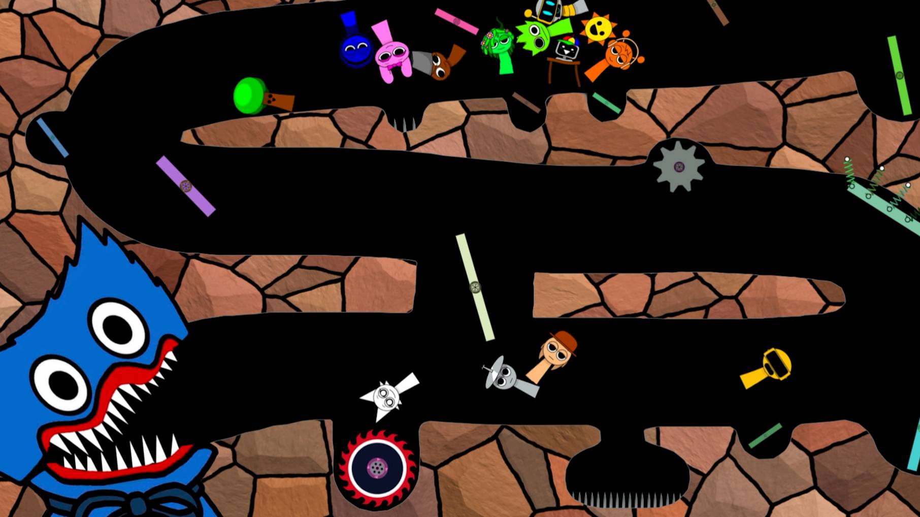 ХАГГИ ВАГГИ ОБЕДАЕТ ВЫЖИВШИМИ СПРУНКАМИ смотреть онлайн