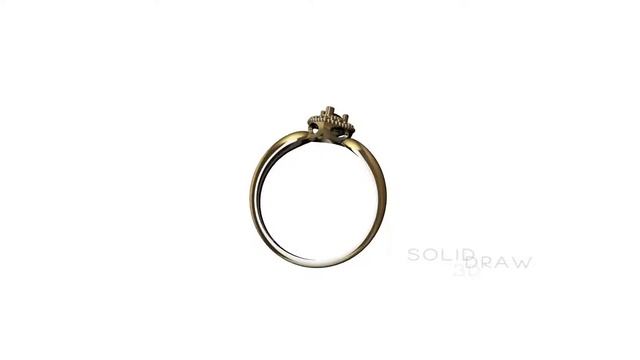 Ring Engagment 3D design jewel Rhinoceros Rhinogold смотреть онлайн