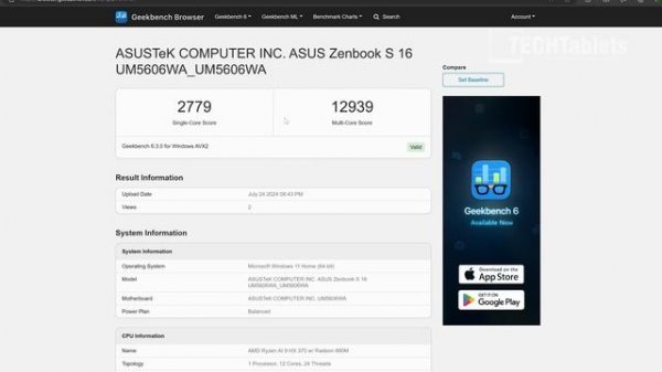 ASUS Zenbook S 16 Review - Ryzen AI 9 HX 370 With Radeon 890M Model