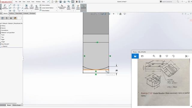 SolidWorks Tutorial #64: Guide Bracket смотреть онлайн