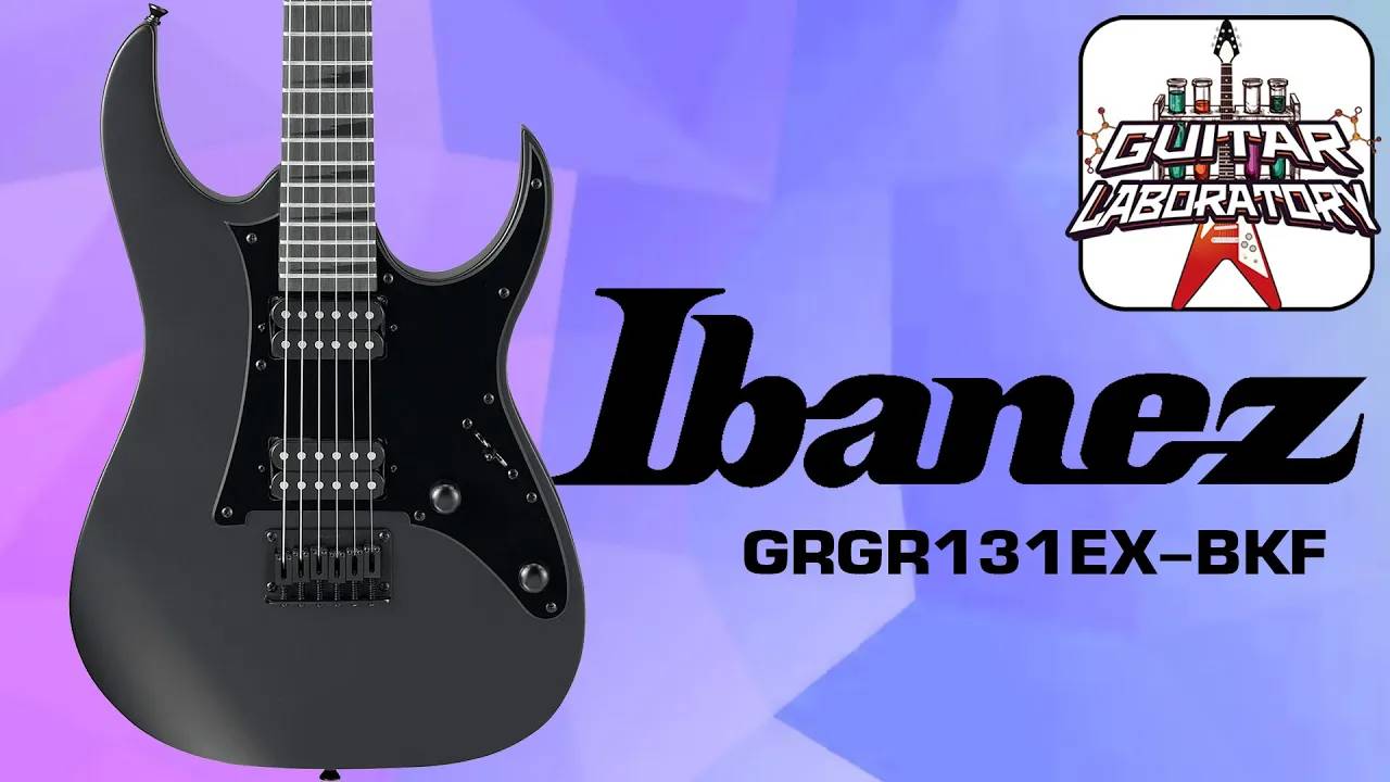 Электрогитара Ibanez GRGR131EX BKF - доступная гитара для метала смотреть онлайн