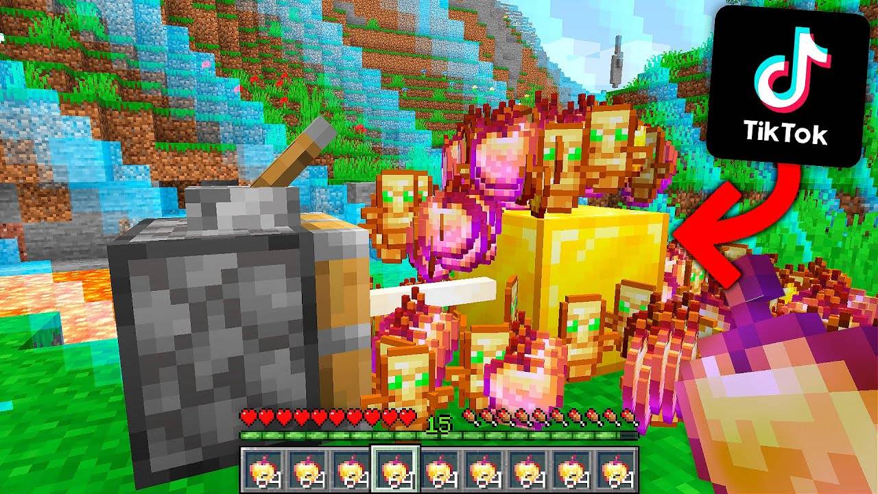 Я Проверил 7 ВИРУСНЫХ ЛАЙФХАКОВ из ТИК-ТОКА в МАЙНКРАФТ!  ОНИ РАБОТАЮТ!