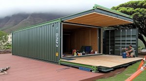Мужчина Строит Удивительный Дом Из Контейнера Своими Руками