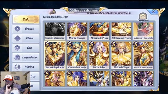 TODOS LOS CABALLEROS S Y SS DESDE QUE HE COMENZADO A JUGAR | SAINT SEIYA AWAKENING смотреть онлайн