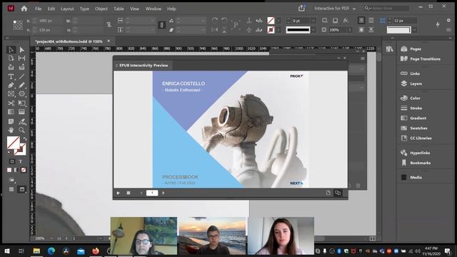 Demo on how to add buttons in InDesign смотреть онлайн
