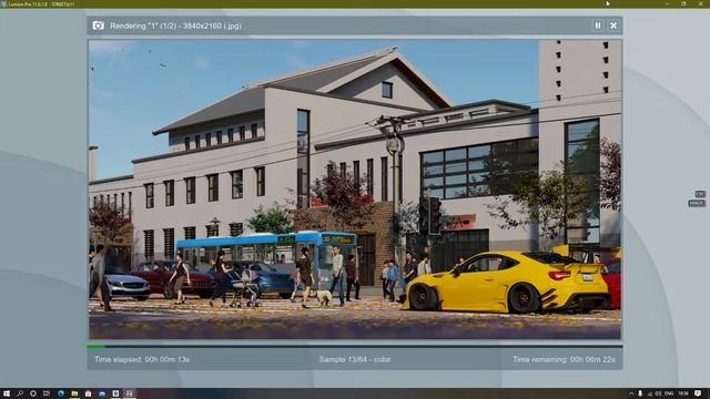 LUMION 11 Pro: THE STREET RENDERING. EPISODE 34 смотреть онлайн