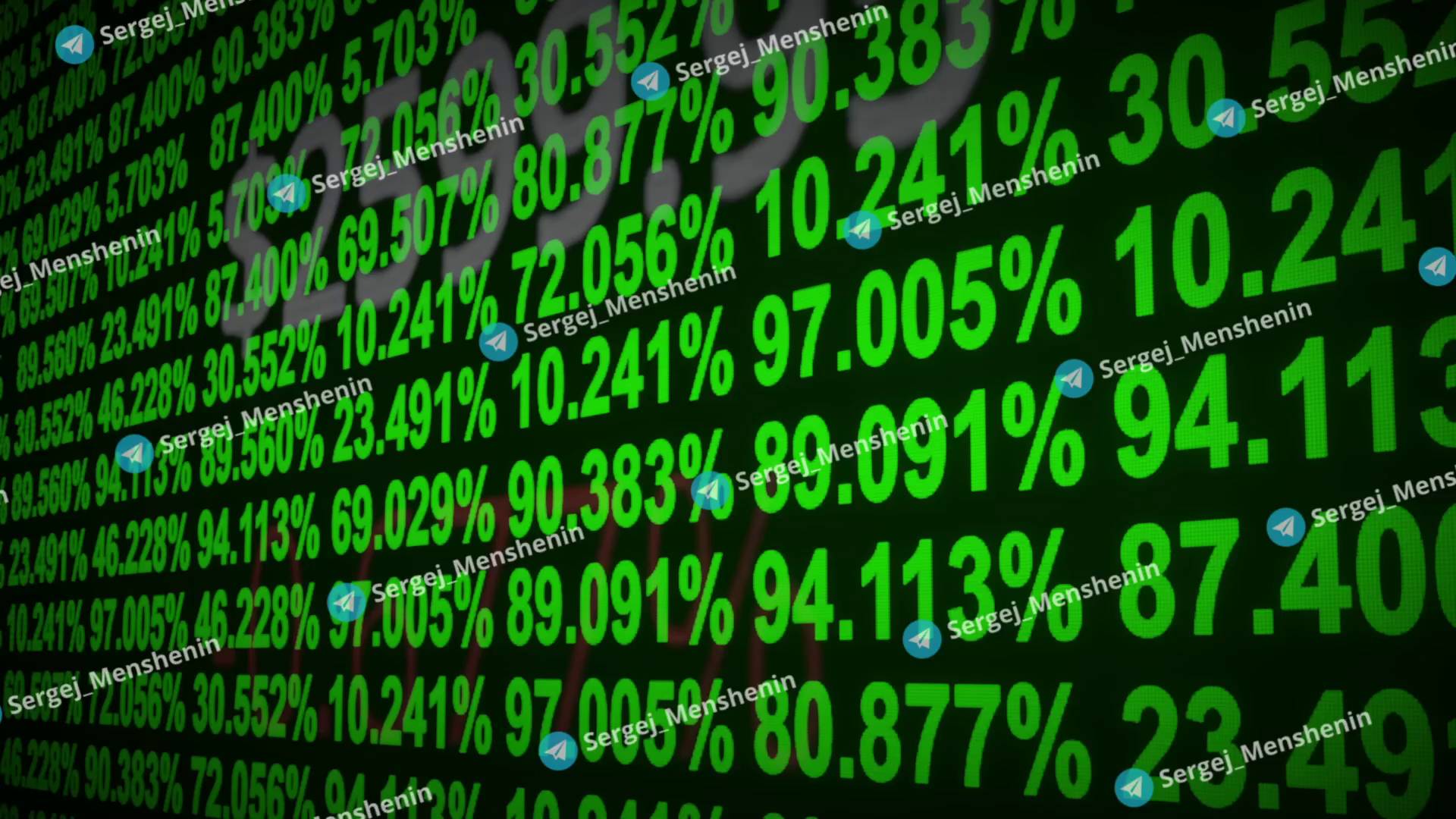 Футаж биржа FOOTAGE STOCK EXCHANGE GREEN