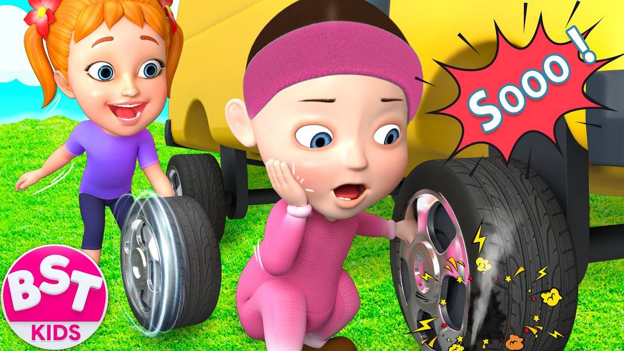 Mультфильм десять маленьких автобусов- Детские стишки, Детские песни I Billion Surprise Toys