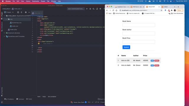 Learning PHP CRUD - Create Read Update Delete Intro- Part 1 смотреть онлайн