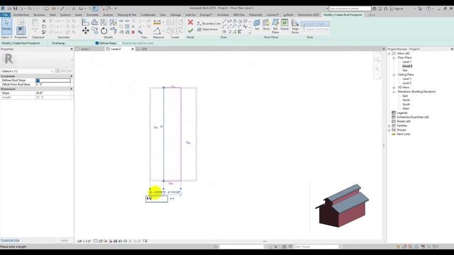 How to model different types of Roof in Revit смотреть онлайн