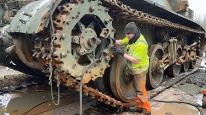 Мужчины Полностью Восстанавливают САМЫЙ БОЛЬШОЙ Танк в Мире FV4005