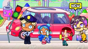 УГНАЛИ МАШИНУ С ГАРАЖА И УСТРОИЛИ АВАРИЮ 😱 💞Аватар ворлд ПРИКЛЮЧЕНИЯ 💞