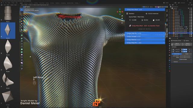 Simply Micro Mesh v. 2.0 - Update - Blender 3.5 смотреть онлайн