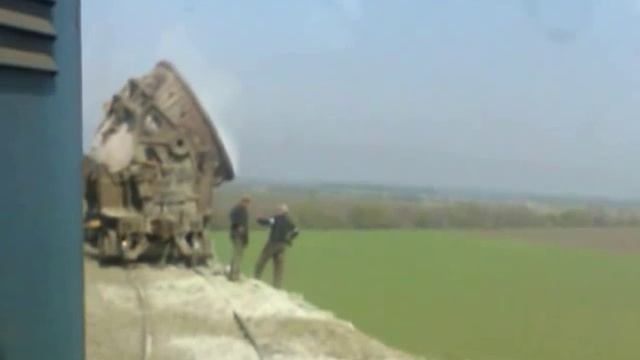 ЗФЗ. Кантовка шлаковоза цеха №3. смотреть онлайн