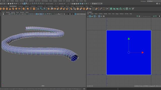 EASY UV UNWRAPPING CURVE PIPE IN MAYA LESS THAN 01 MINUTE смотреть онлайн