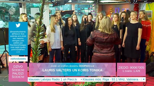 Lauris Valters un koris Tonika - Baltā dvēsele | Dod Pieci 2016 смотреть онлайн