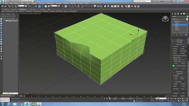 3ds Max 08-39 Editable Poly Edit Edges Rollout смотреть онлайн
