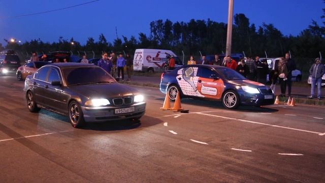 Skoda Octavia A5 vs BMW 328 e46 смотреть онлайн