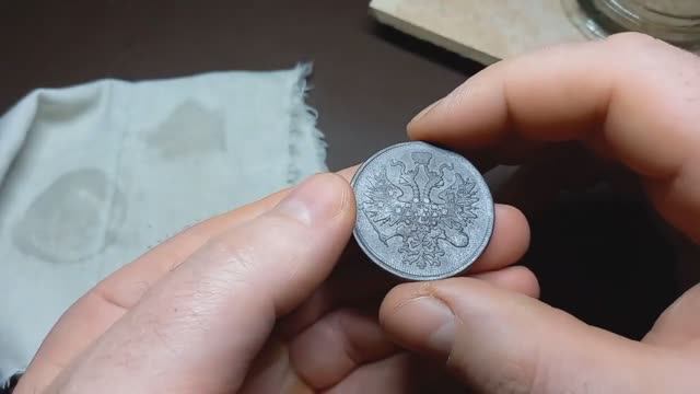 Чистка сегнетовой солью, медной монеты. смотреть онлайн