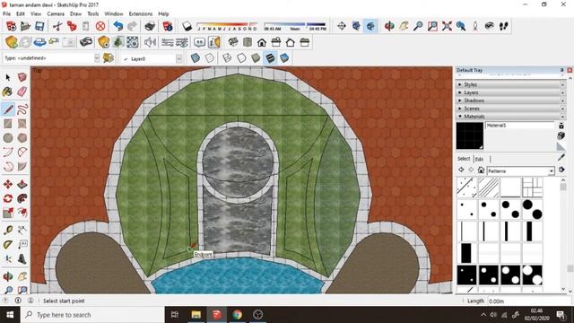 SKETCHUP MEMBUAT ANIMASI- TAMAN AIR MANCUR @SketchupPART 1 смотреть онлайн