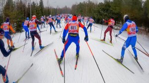 Дёминский лыжный марафон 2025 год старт из 3 волны