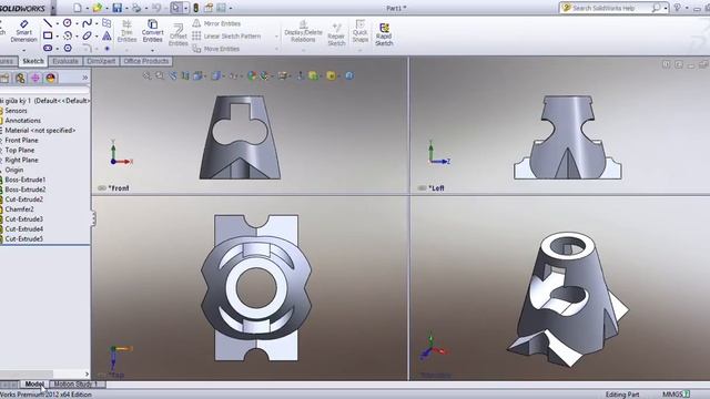 SolidWorks Premium 2012 x64 Edition Bài giữa kỳ 1 03 10 2017 5 41 01 SA смотреть онлайн