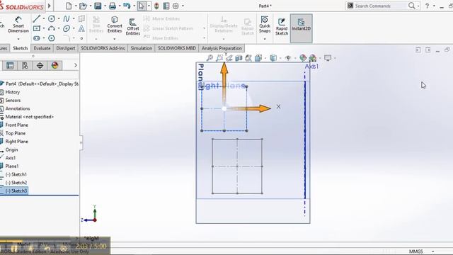 ASE Solidworks 10 Loft vinklede planer смотреть онлайн