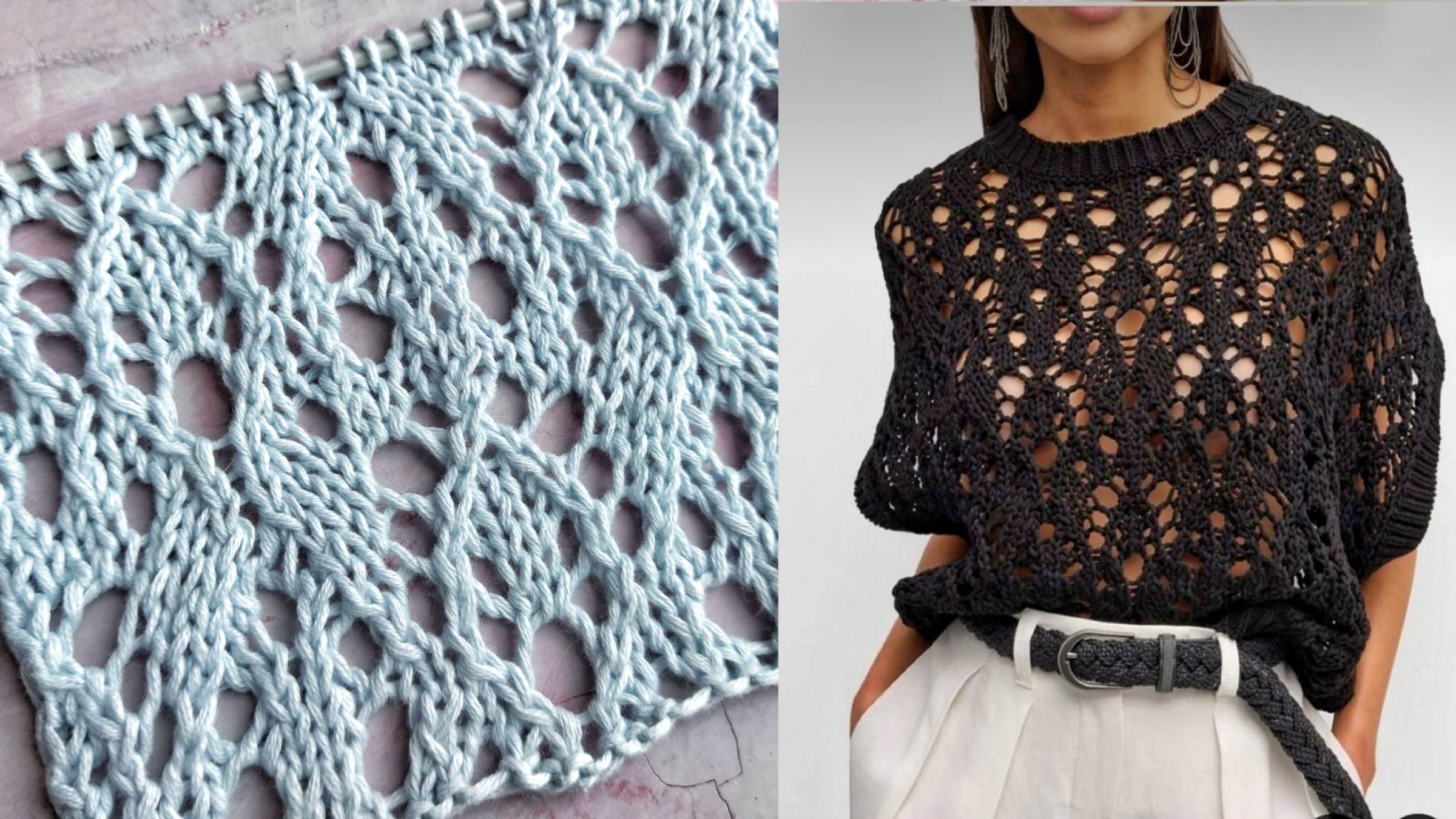 Вяжем ажурный узор от Кучинелли вместе 💥 Сложный, но возможный смотреть онлайн