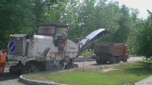 Дорожная фреза Wirtgen W2000 часть 1