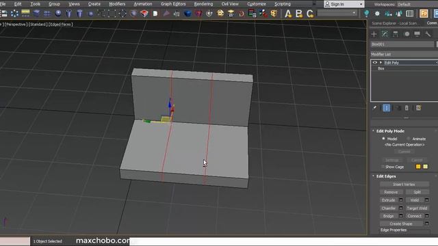 3ds MAX Chamfer 활용하기 смотреть онлайн