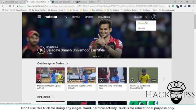 How To Get Hotstar Premium Account Free 2020 смотреть онлайн