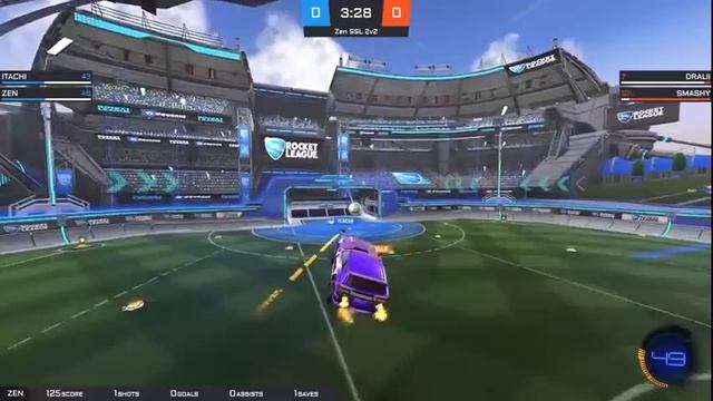 🚗💥 Rocket League: Невероятный камбэк в матче 2v2 с DARK на SSL! смотреть онлайн