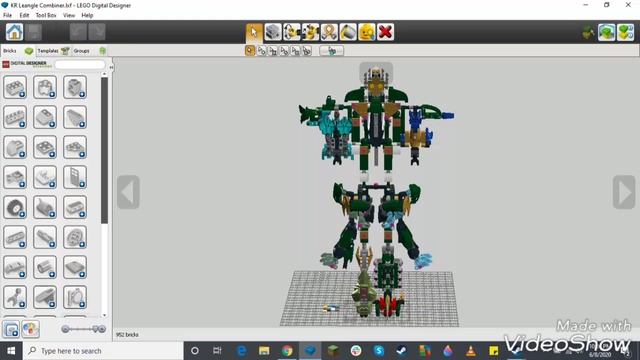 LEGO MOC: Kamen Rider Leangle Combiner смотреть онлайн
