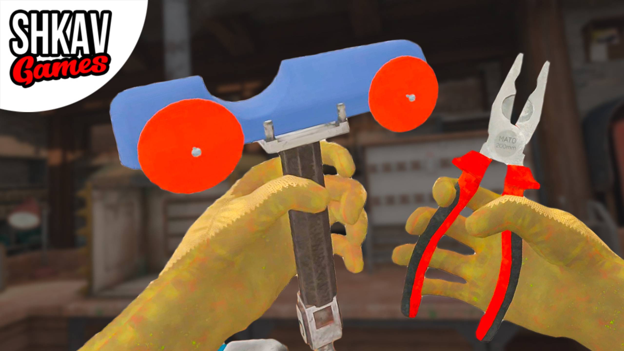 АДСКАЯ МАШИНКА В БАТИНОМ ГАРАЖЕ! Workshop Simulator VR! / Часть 2 / смотреть онлайн