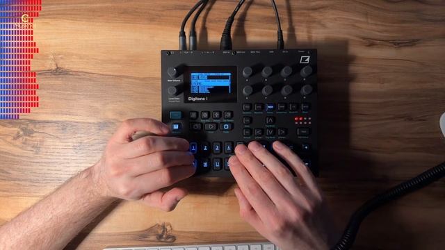 Загрузил все свободные банки Sound-пресетов на Digitone 2 и пытаюсь найти что-нибудь интересное...