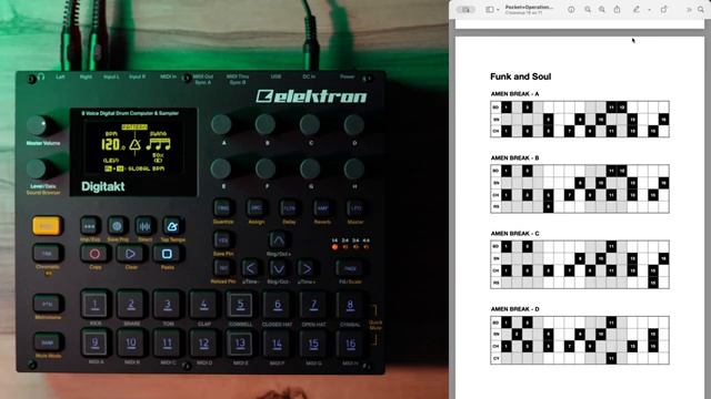 Изучаем драм-партии разных стилей на Digitakt при помощи брошюрки Pocket Operations смотреть онлайн