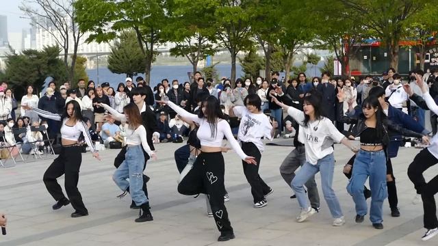 ARTBEAT (14 Dancers) - Dance Battle JYP Performance (Mafia In The Morning + ) | Han River Busking