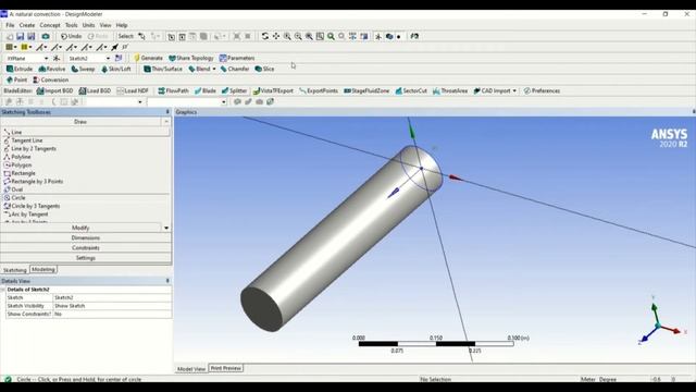 ANSYS FLUENT Tutorial: Natural Convection Part 1/4 (Geometry & Boolean Operation) смотреть онлайн