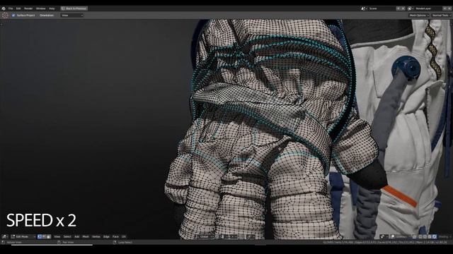 Sokol Space Suit REALTIME EEVEE смотреть онлайн
