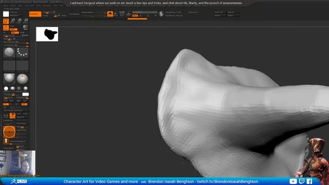 3D Pumpkin Sculpting in ZBrush! - Brendon Isaiah Bengtson - ZBrush 2021 смотреть онлайн
