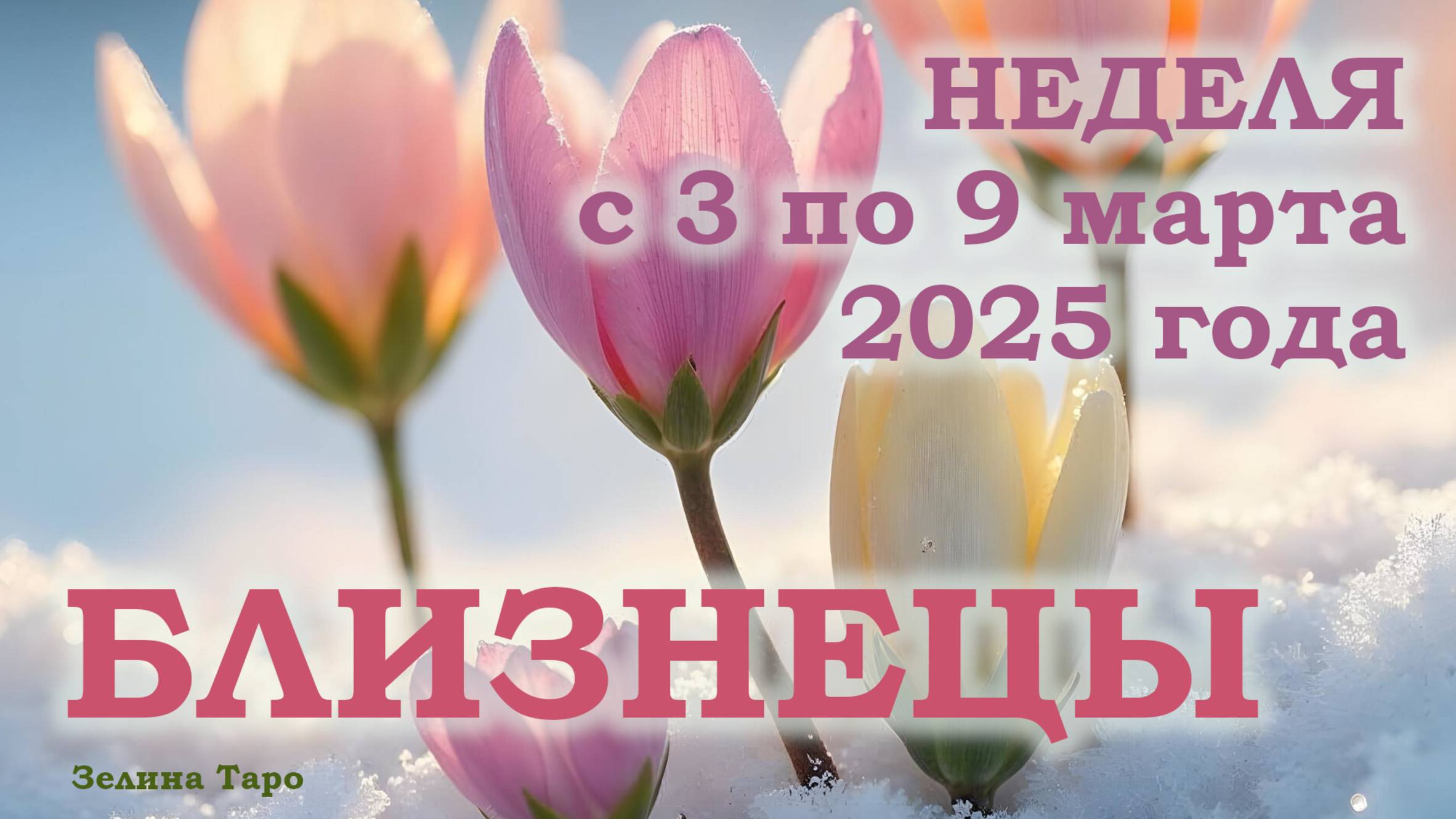 БЛИЗНЕЦЫ | ТАРО прогноз на неделю с 3 по 9 марта 2025 года