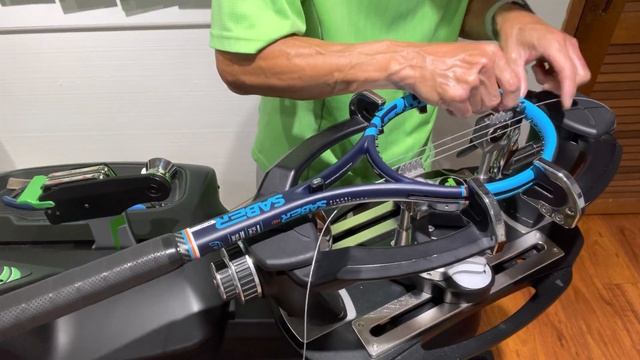 Tennis Training Aid [Saber Racquet Review & Restringing] смотреть онлайн