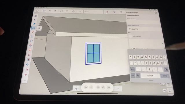 Disegnare in 3D con SketchUp per iPad - tutorial 4 modellare una casetta смотреть онлайн