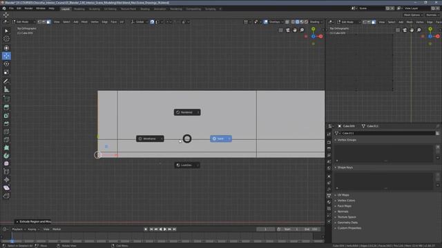 Blender Archviz: Kitchen Island 3D Modeling | Part 11 | смотреть онлайн