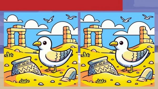 Найди три отличия №4