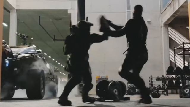 (Halo Tv Show) Master Shief Fight whit Two Spartan 🔥 смотреть онлайн