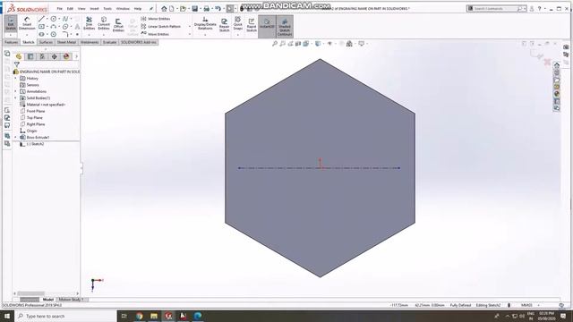 HOW TO ENGRAVE TEXT ON PART IN SOLID WORKS. смотреть онлайн