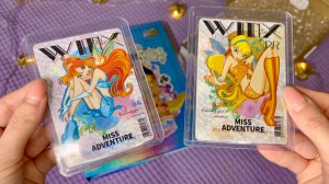 Большая распаковка редких карточек Винкс