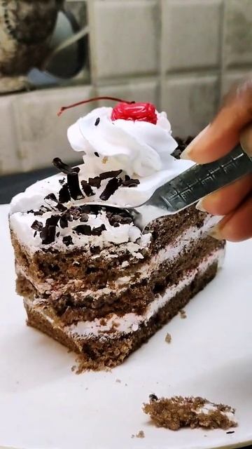 (4K) 🤤Black Forest Cake🍰🔥 | Have A Bite